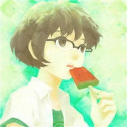 简单吃瓜头像女孩动漫,捕捉日常的欢乐瞬间